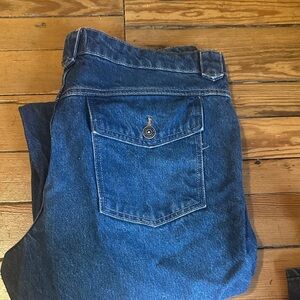 We The Free Indigo Blue High-Waist Denim Jeans